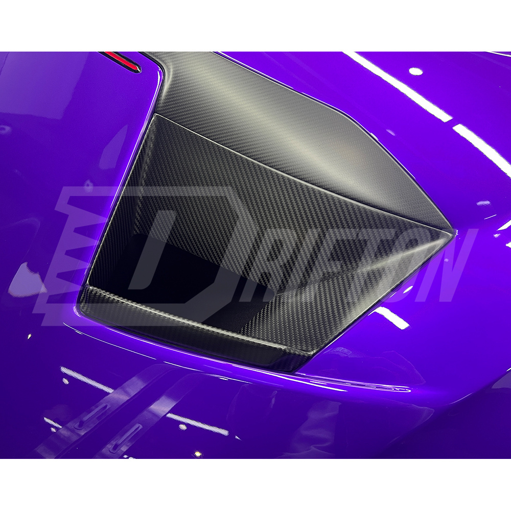 OEM Style Dry Carbon Fiber Hood Vents For Lamborghini Huracan STO 2021-2025