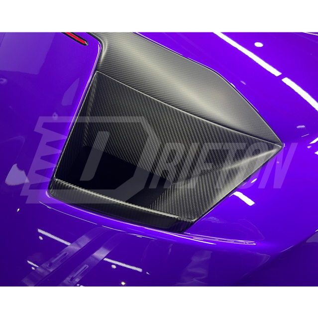 OEM Style Dry Carbon Fiber Hood Vents For Lamborghini Huracan STO 2021-2025