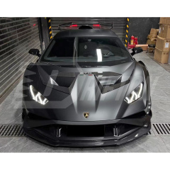 Vorsteiner Style Dry Carbon Fiber Front Lip For Lamborghini Huracan STO 2021-2025