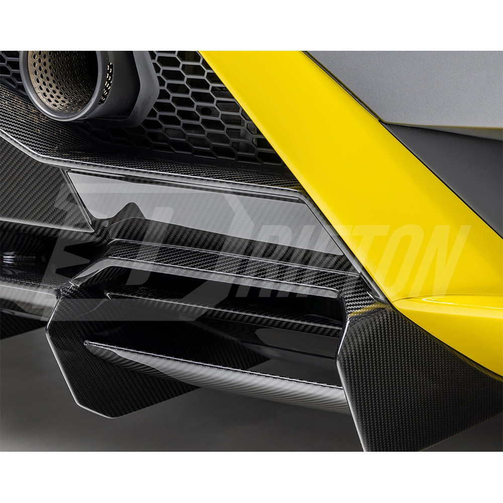 Vorsteiner Style Dry Carbon Fiber Rear Bumper Diffuser For Lamborghini Huracan STO 2021-2025