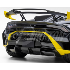Vorsteiner Style Dry Carbon Fiber Rear Bumper Diffuser For Lamborghini Huracan STO 2021-2025