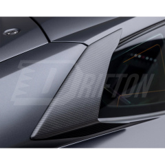 Vorsteiner Style Dry Carbon Fiber Rear Fender Vents Trims For Lamborghini Huracan STO 2021-2025