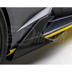 Vorsteiner Style Dry Carbon Fiber Side Skirt Trims For Lamborghini Huracan STO 2021-2025