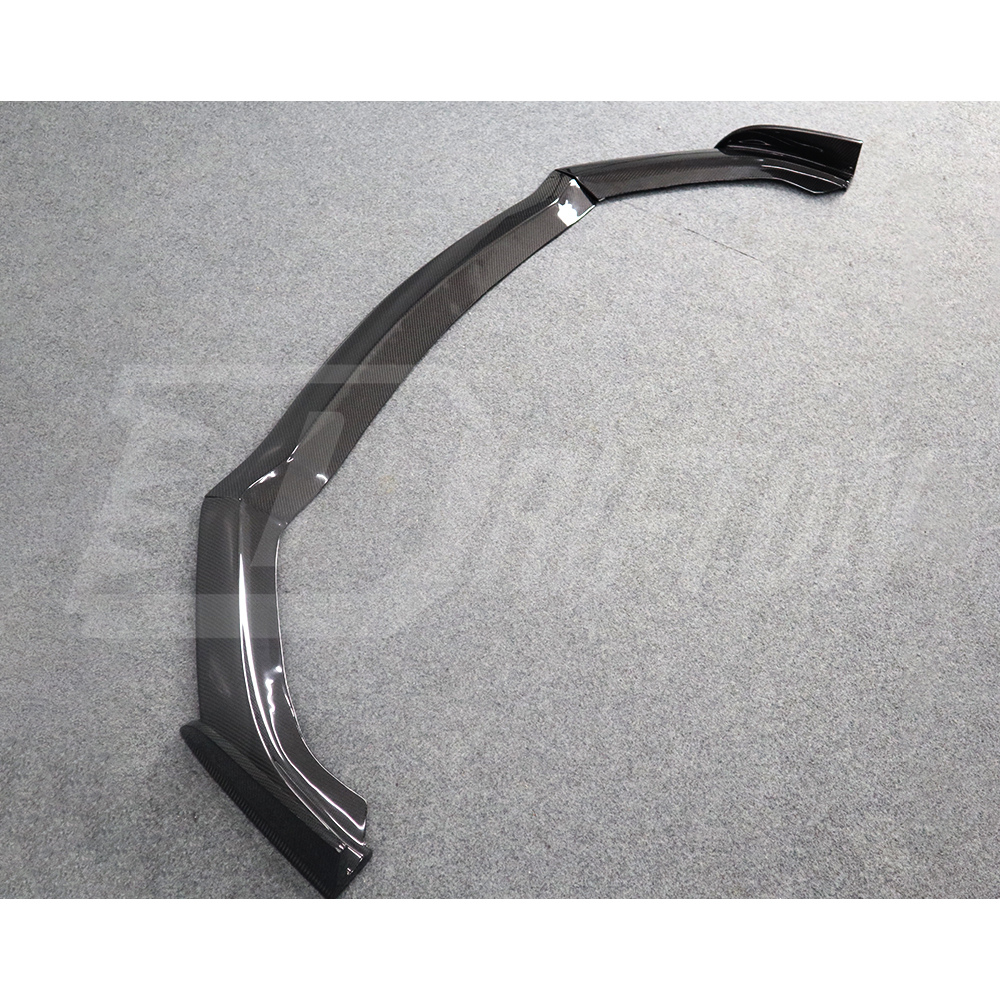 3PCS Style Carbon Fiber Front Lip For Infiniti Q60 2016-2022