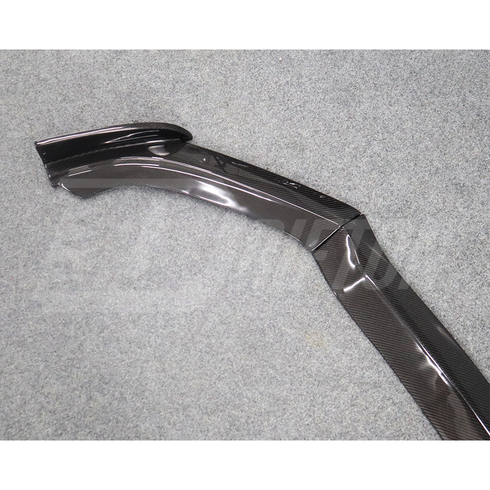 3PCS Style Carbon Fiber Front Lip For Infiniti Q60 2016-2022