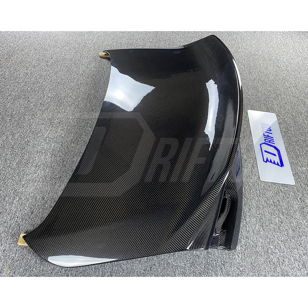 High Kick Style Carbon Fiber Rear Trunk Boot Lid For Infiniti Q60 2016-2022
