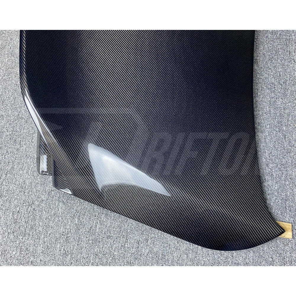High Kick Style Carbon Fiber Rear Trunk Boot Lid For Infiniti Q60 2016-2022