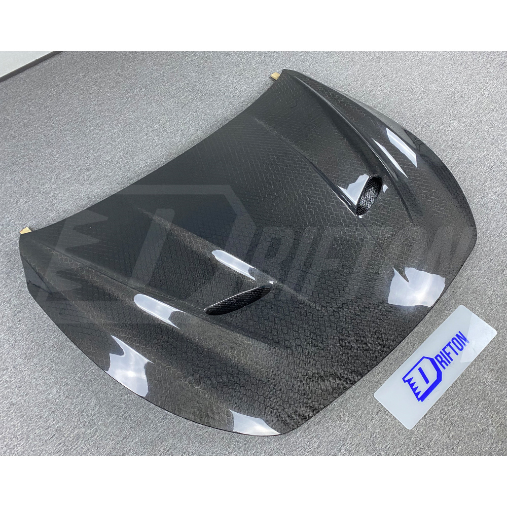 MBJ Style HoneyComb Carbon Fiber Hood For Infiniti Q60 2016-2022