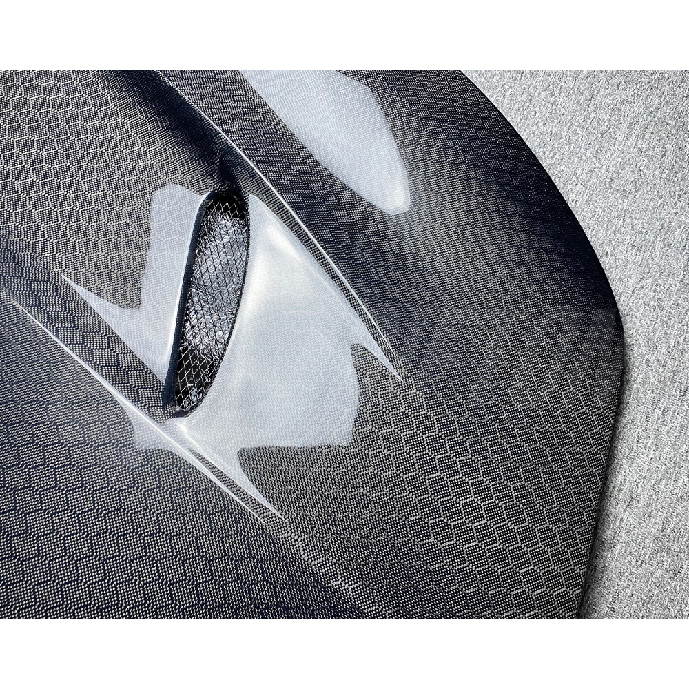 MBJ Style HoneyComb Carbon Fiber Hood For Infiniti Q60 2016-2022