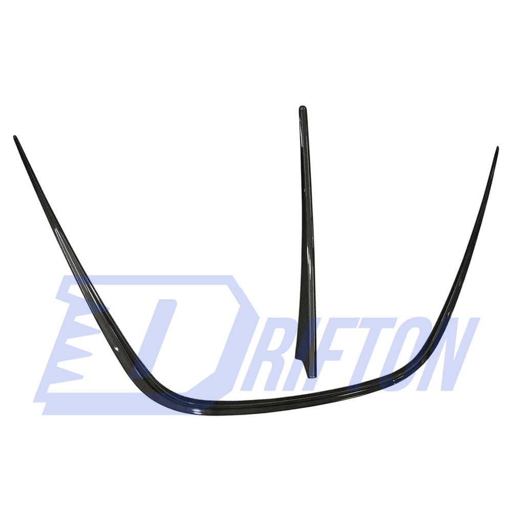 Mansory Soft Style Dry Carbon Fiber Hood Vent Trim For Ferrari SF90 Stradale & Spider