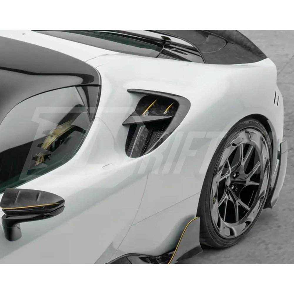 Mansory Soft Style Dry Carbon Fiber Side Rear Air Vents Trim For Ferrari SF90 Stradale & Spider