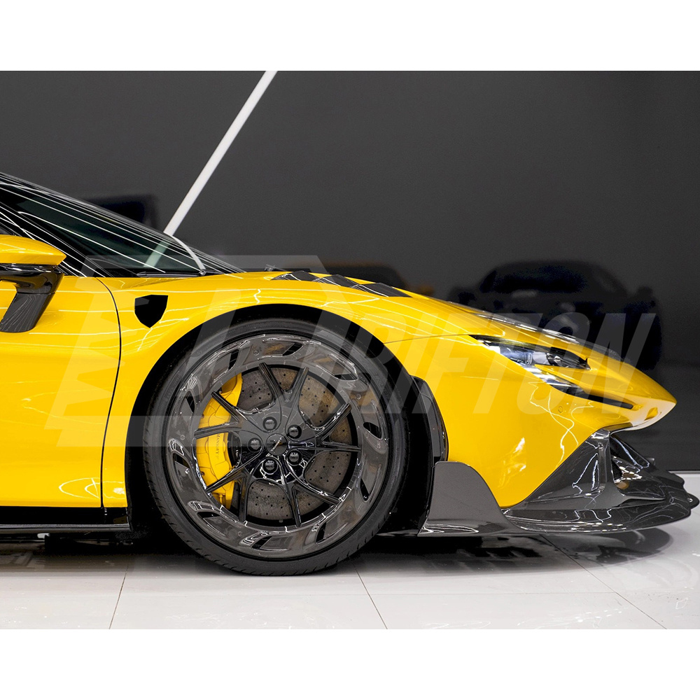 Mansory Style Dry Carbon Fiber Fenders For Ferrari SF90