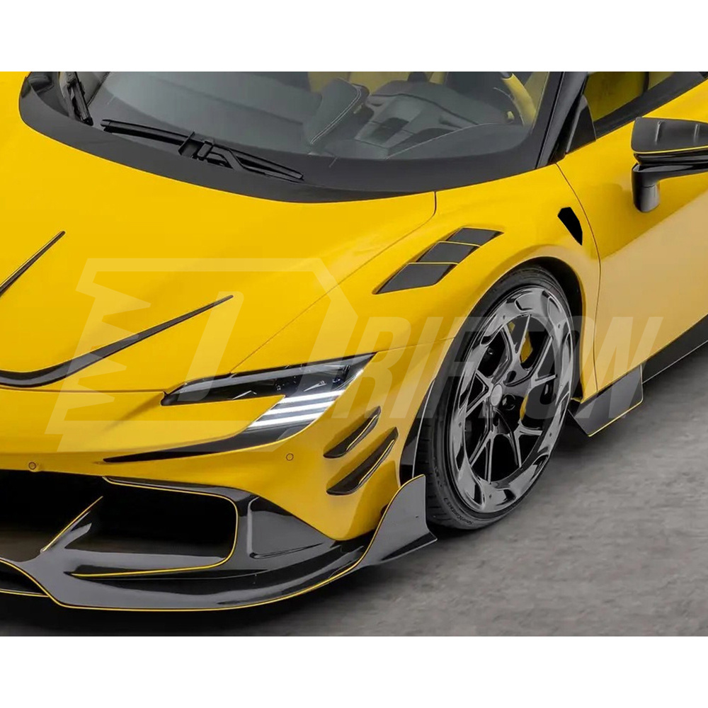 Mansory Style Dry Carbon Fiber Fenders For Ferrari SF90