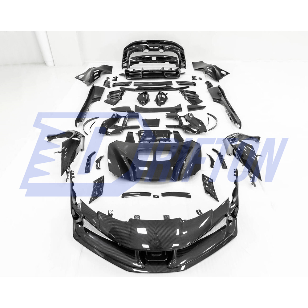 SF90XX Conversion Full Visible Dry Carbon Fiber Body Kits For Ferrari SF90 Stradale & Spider