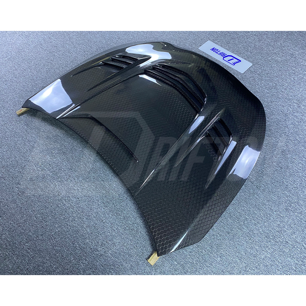VA Style Honeycomb Carbon Fiber Bonnet Hood For Infiniti Q60 2016-2022