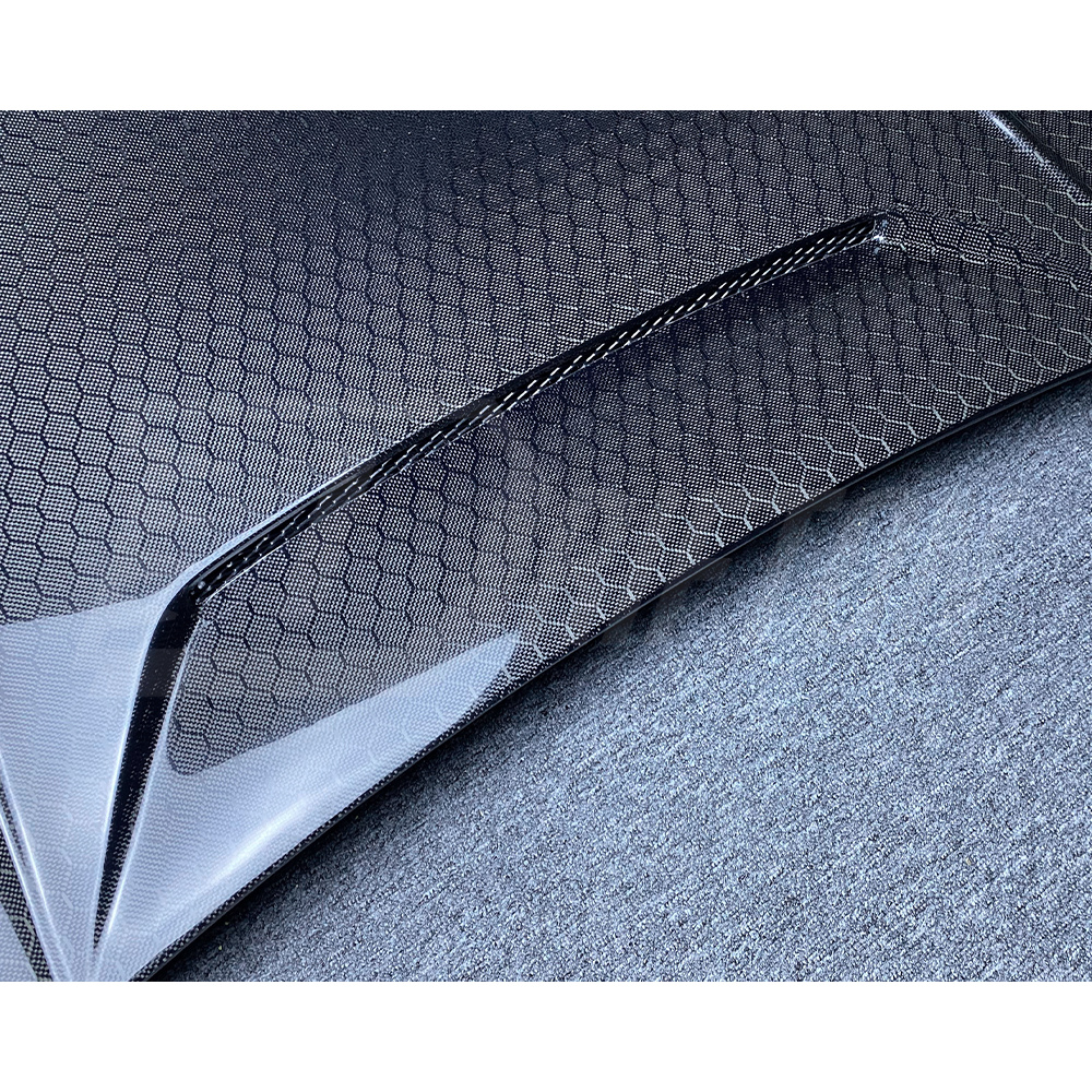 VA Style Honeycomb Carbon Fiber Bonnet Hood For Infiniti Q60 2016-2022