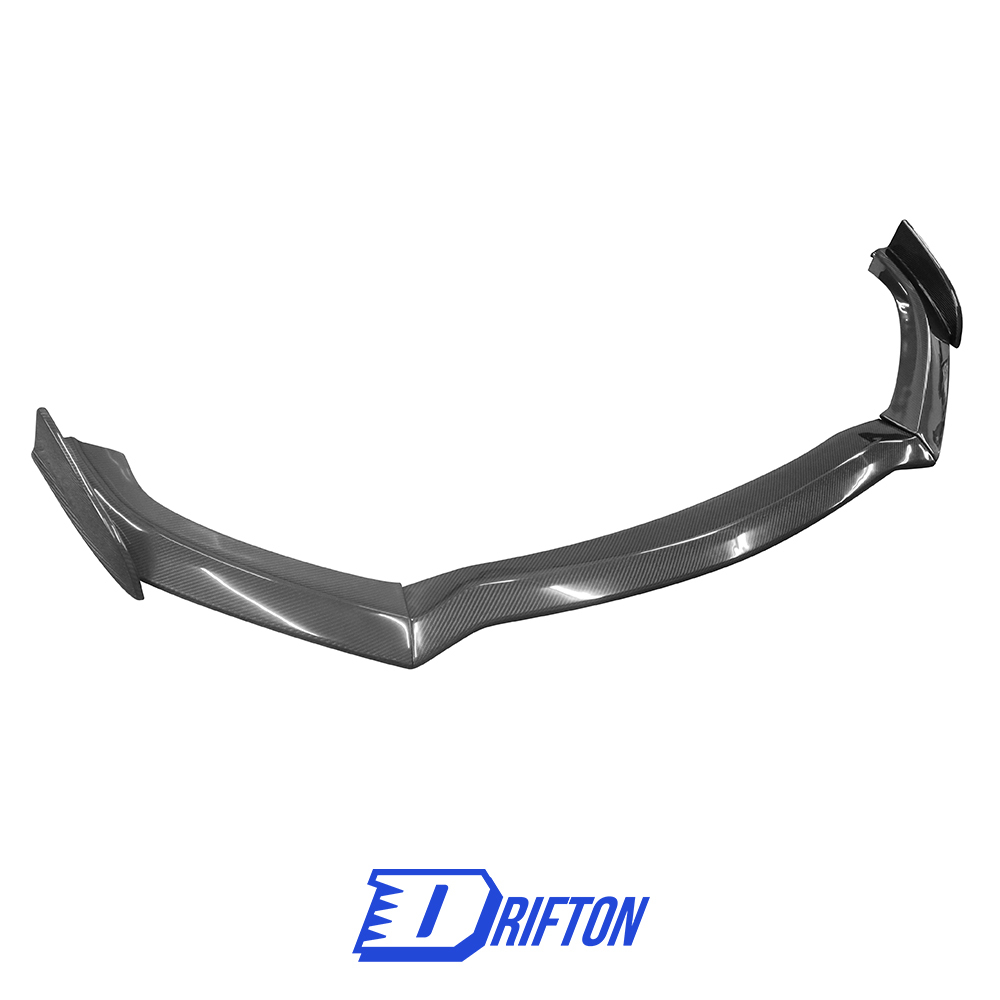 3PCS Style Carbon Fiber Front Lip For Infiniti Q60 2016-2022