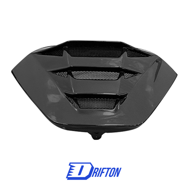 F9XX Mansory Style Dry Carbon Fiber Rear Engine Lid Cover For Ferrari SF90 Spider