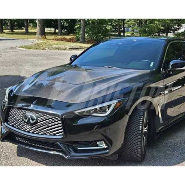 GTS Style Carbon Fiber Hood For Infiniti Q60 2016-2022