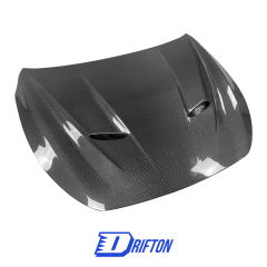MBJ Style HoneyComb Carbon Fiber Hood For Infiniti Q60 2016-2022