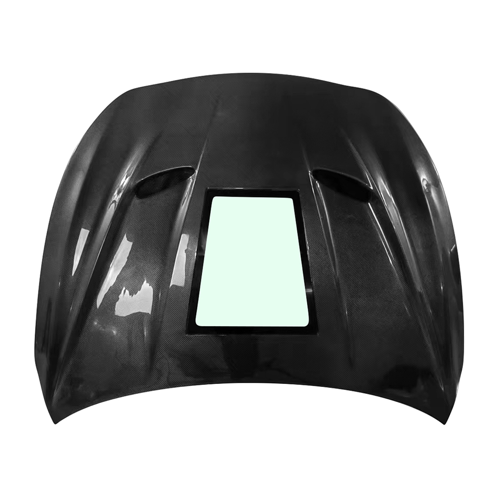 MBJ Transparent Style Carbon Fiber Bonnet Hood For Infiniti Q60 2016-2022