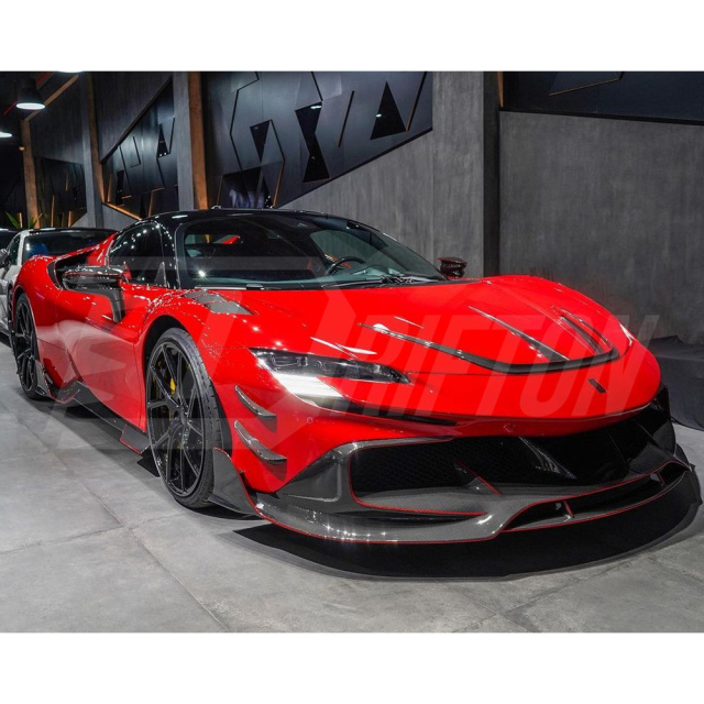 Mansory Soft Style Dry Carbon Fiber Body Kits For Ferrari SF90 Stradale & Spider