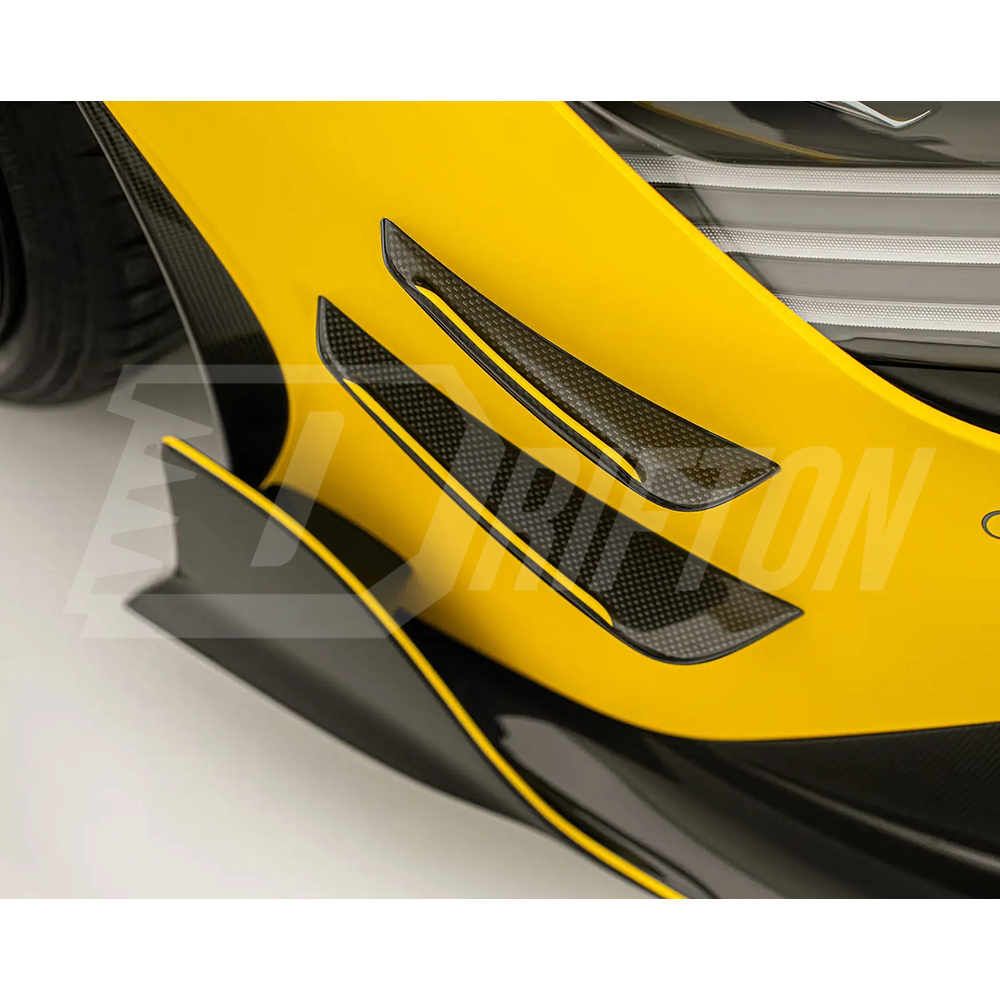 Mansory Soft Style Dry Carbon Fiber Front Canards For Ferrari SF90 Stradale & Spider
