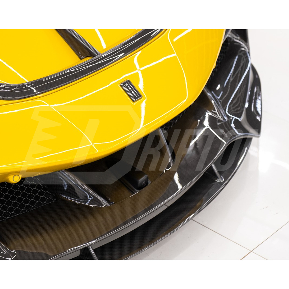 Mansory Soft Style Dry Carbon Fiber Front Lip For Ferrari SF90 Stradale & Spider