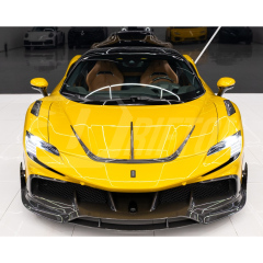 Mansory Soft Style Dry Carbon Fiber Hood Vent Trim For Ferrari SF90 Stradale & Spider