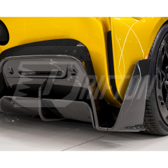 Mansory Soft Style Dry Carbon Fiber Rear Diffuser For Ferrari SF90 Stradale & Spider