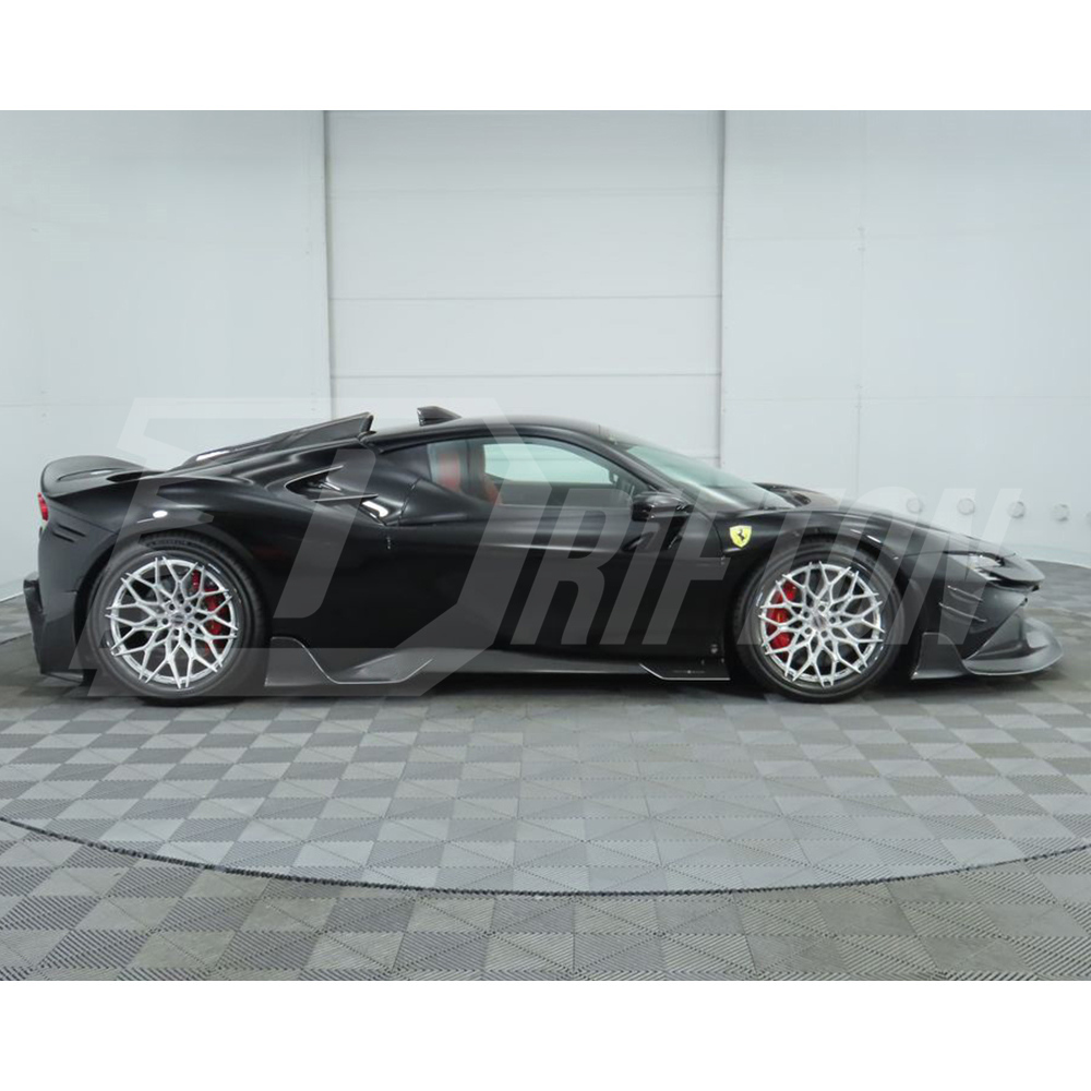 Mansory Soft Style Dry Carbon Fiber Side Skirt For Ferrari SF90 Stradale & Spider