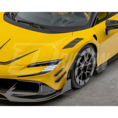 Mansory Style Dry Carbon Fiber Fenders For Ferrari SF90