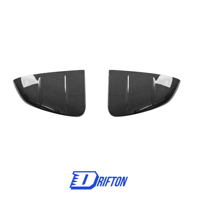 Mansory Style Dry Carbon Fiber Side Mirror Caps For Ferrari SF90 Stradale & Spider