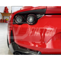 OEM Dry Carbon Fiber Tail Light Cover For Ferrari 812 Superfast GTS 2017-2023