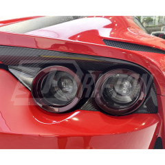 OEM Dry Carbon Fiber Tail Light Cover For Ferrari 812 Superfast GTS 2017-2023