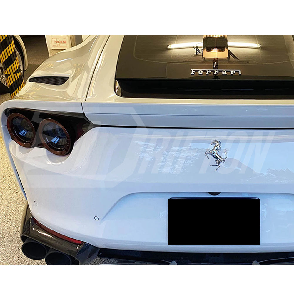 OEM Dry Carbon Fiber Tail Light Cover For Ferrari 812 Superfast GTS 2017-2023