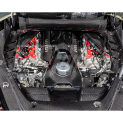 OEM Style Dry Carbon Fiber Engine Bay Compartment Set Cover Kit For Ferrari SF90 Spider