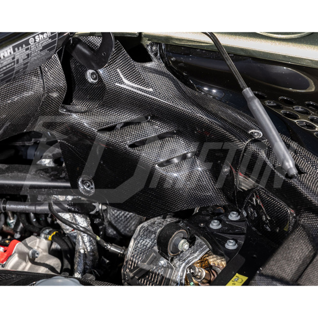 OEM Style Dry Carbon Fiber Engine Bay Compartment Set Cover Kit For Ferrari SF90 Spider