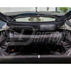 OEM Style Dry Carbon Fiber Engine Bay Compartment Set Cover Kit For Ferrari SF90 Spider