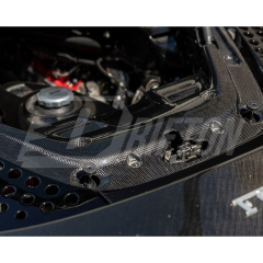 OEM Style Dry Carbon Fiber Engine Bay Compartment Set Cover Kit For Ferrari SF90 Spider