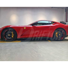 OEM Style Dry Carbon Fiber Side Skirt For Ferrari 812 Superfast GTS 2017-2023