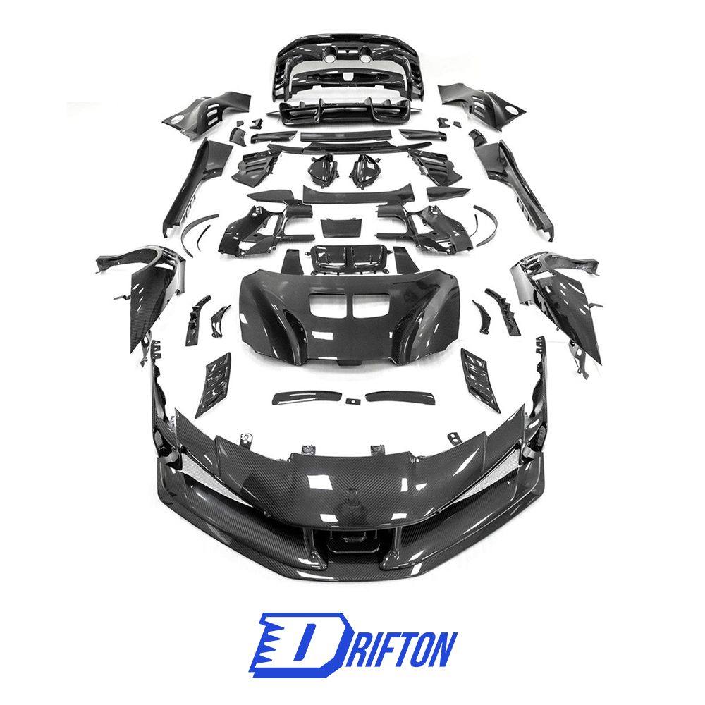 SF90XX Conversion Full Visible Dry Carbon Fiber Body Kits For Ferrari SF90 Stradale & Spider