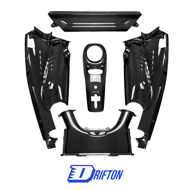 Dry Carbon Fiber Engine Bay Cover For Ferrari 488 GTB 2015-2018