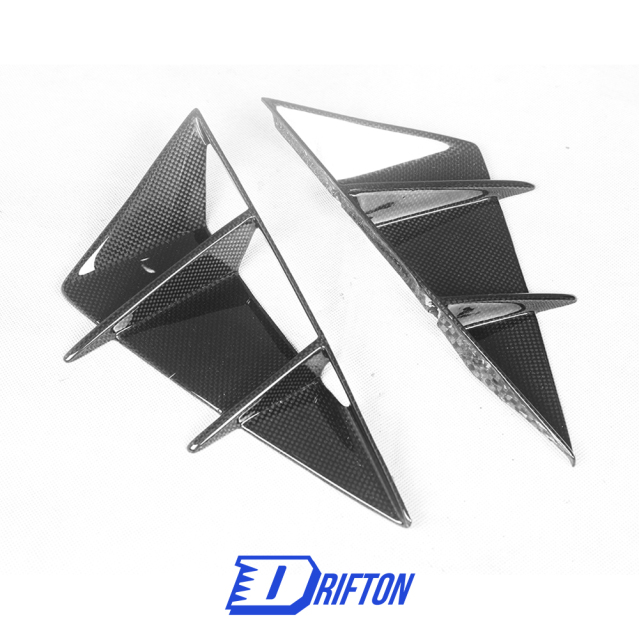 Mansory Style Dry Carbon Fiber Rear Bumper Air Vents Canards For Ferrari 812 Superfast GTS 2017-2023