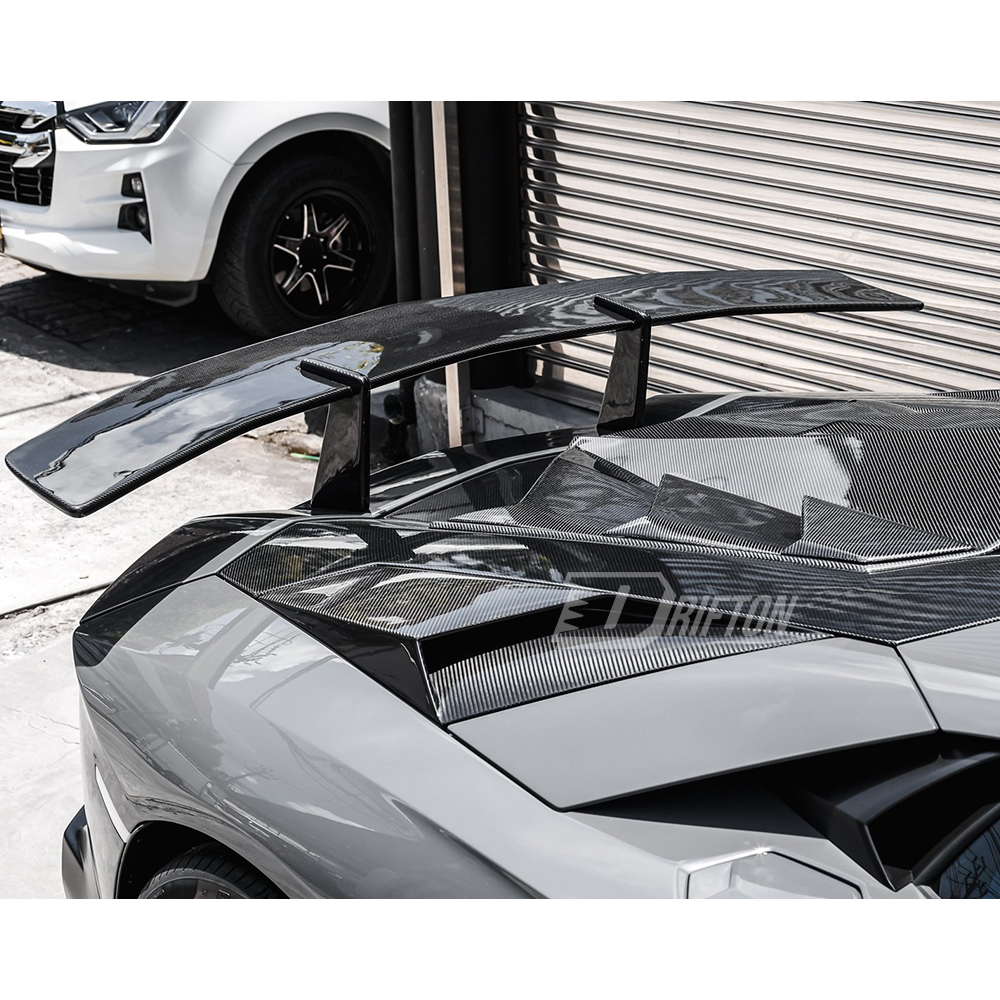 LP750 SV Style Dry Carbon Fiber Rear Spoiler Wing For Lamborghini Aventador & S & SV  LP700 LP740 LP750 2011-2021