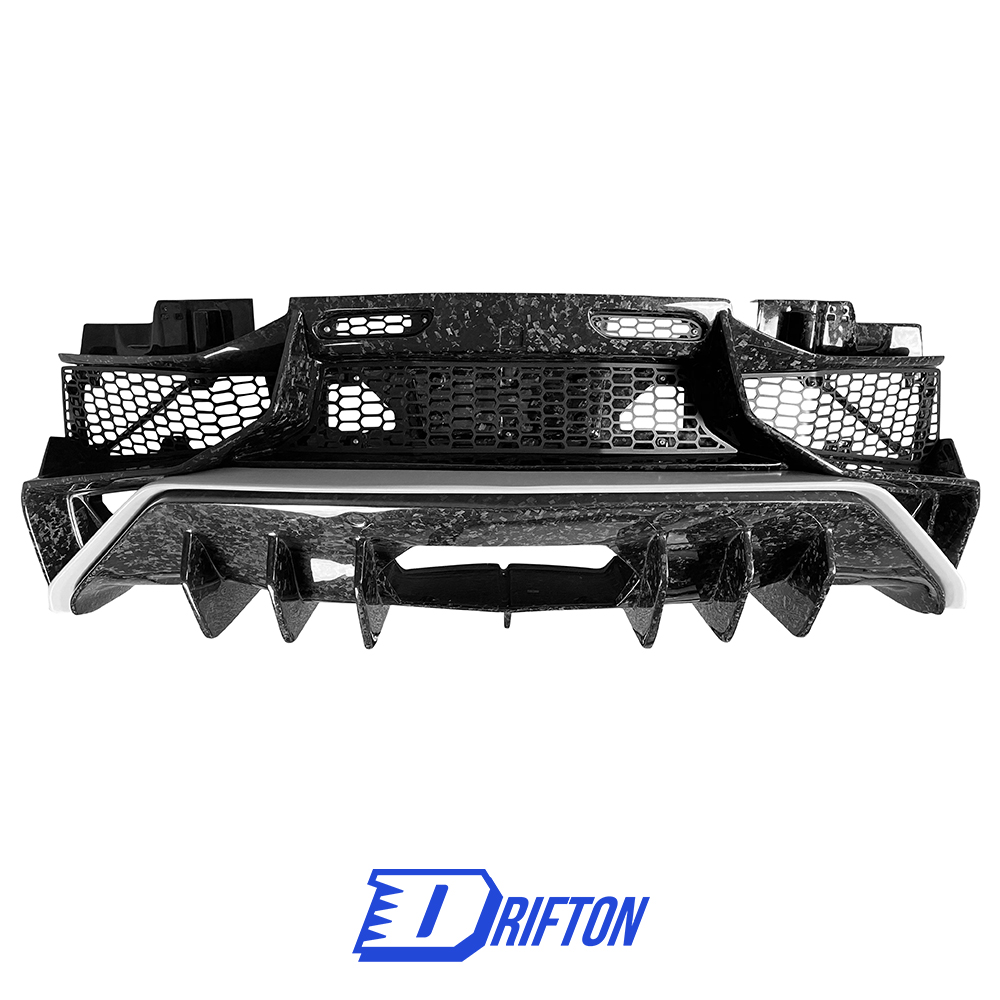LP750 SV Style Full Exposed Dry Forged Carbon Fiber Rear Bumper For Lamborghini Aventador & S & SV  LP700 LP740 LP750 2011-2021