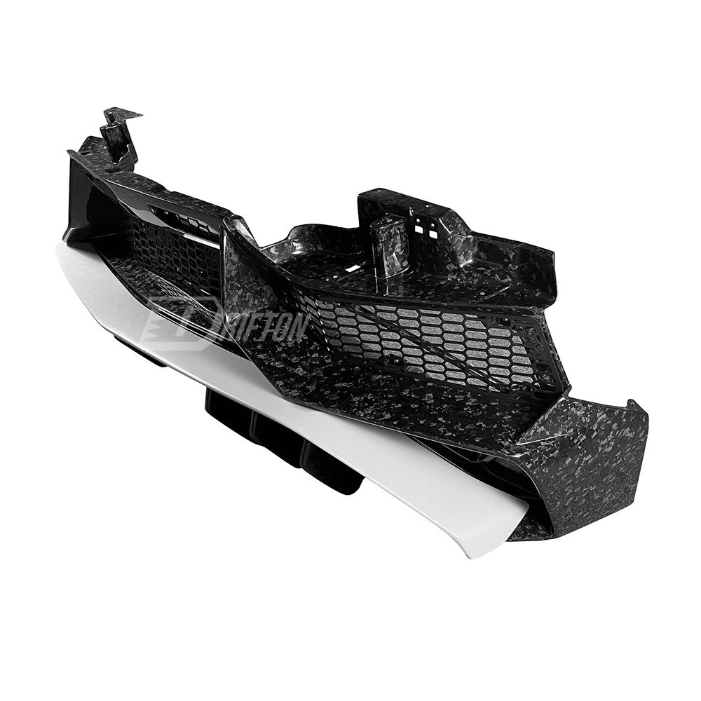 LP750 SV Style Full Exposed Dry Forged Carbon Fiber Rear Bumper For Lamborghini Aventador & S & SV  LP700 LP740 LP750 2011-2021