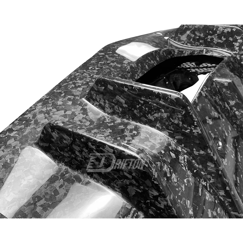 LP750 SV Style Full Exposed Dry Forged Carbon Fiber Rear Bumper For Lamborghini Aventador & S & SV  LP700 LP740 LP750 2011-2021