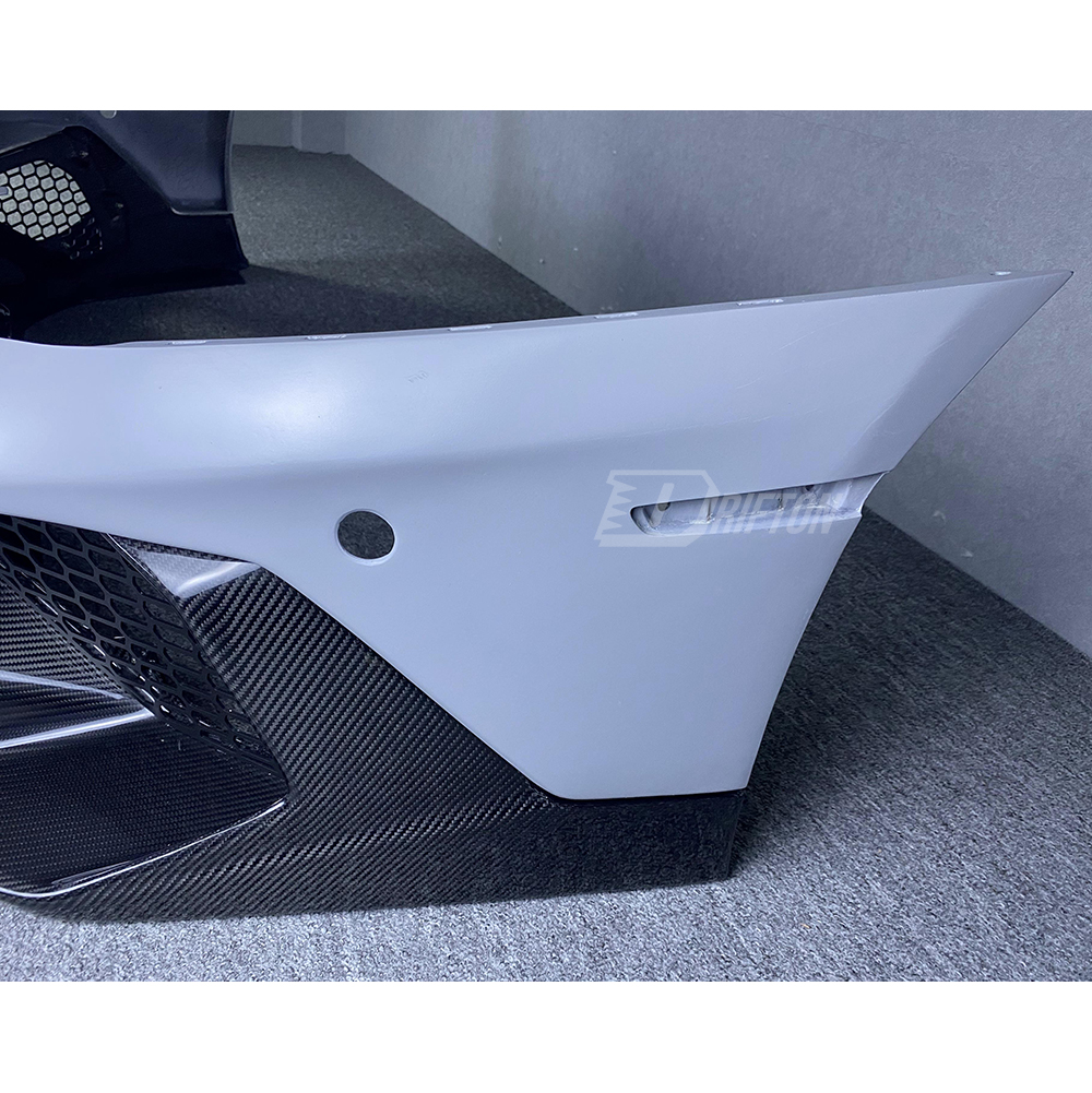 LP750 SV Style Partial Exposed Dry Carbon Fiber Front Bumper For Lamborghini Aventador & S & SV  LP700 LP740 LP750 2011-2021