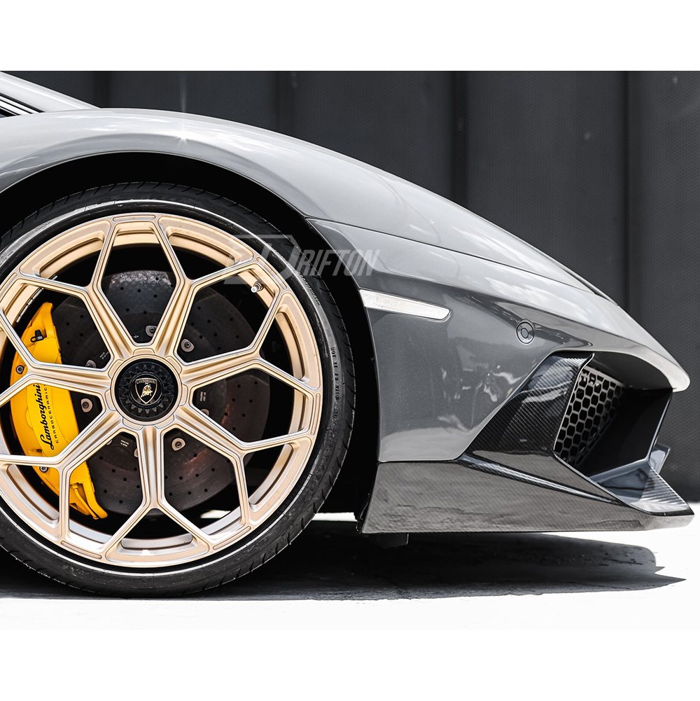 LP750 SV Style Partial Exposed Dry Carbon Fiber Front Bumper For Lamborghini Aventador & S & SV  LP700 LP740 LP750 2011-2021